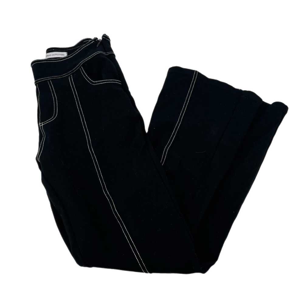 Urban Outfitters Black White Straight Leg Pants | Womens XS
